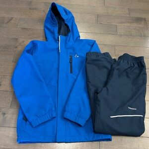 Paradox Blue and Navy Kids Raincoat Set